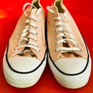 Pink Clay Low top Converse (Size 11M)